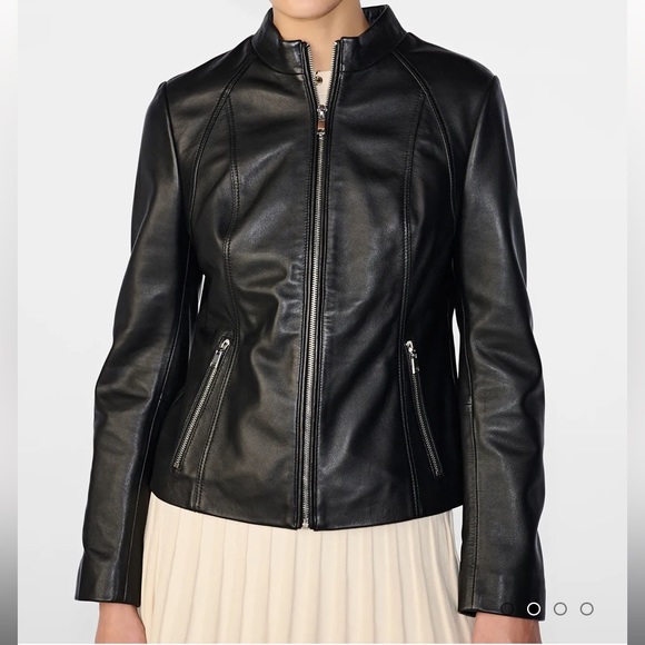 Meg Leather Scuba Jacket - Wilson’s Leather Size Small - Picture 3 of 8